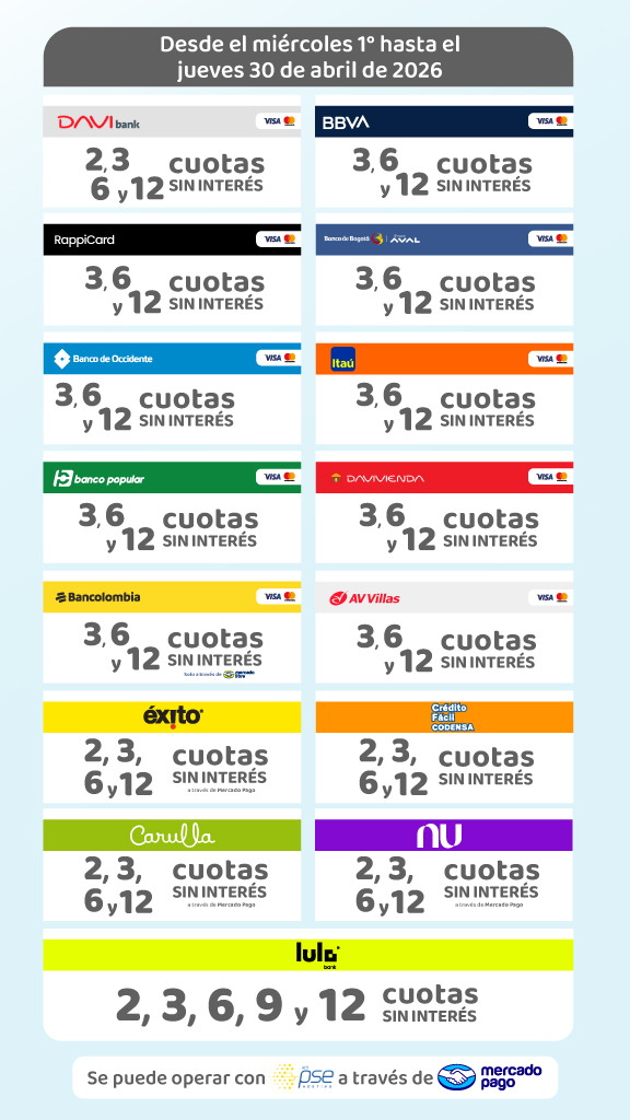 Promociones vigentes